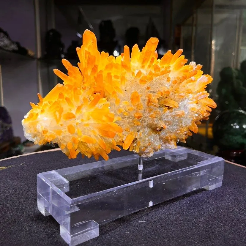 Лабораторный прибор 4.84LB Natural Chrysocolla/Malachite transparent cluster rou
