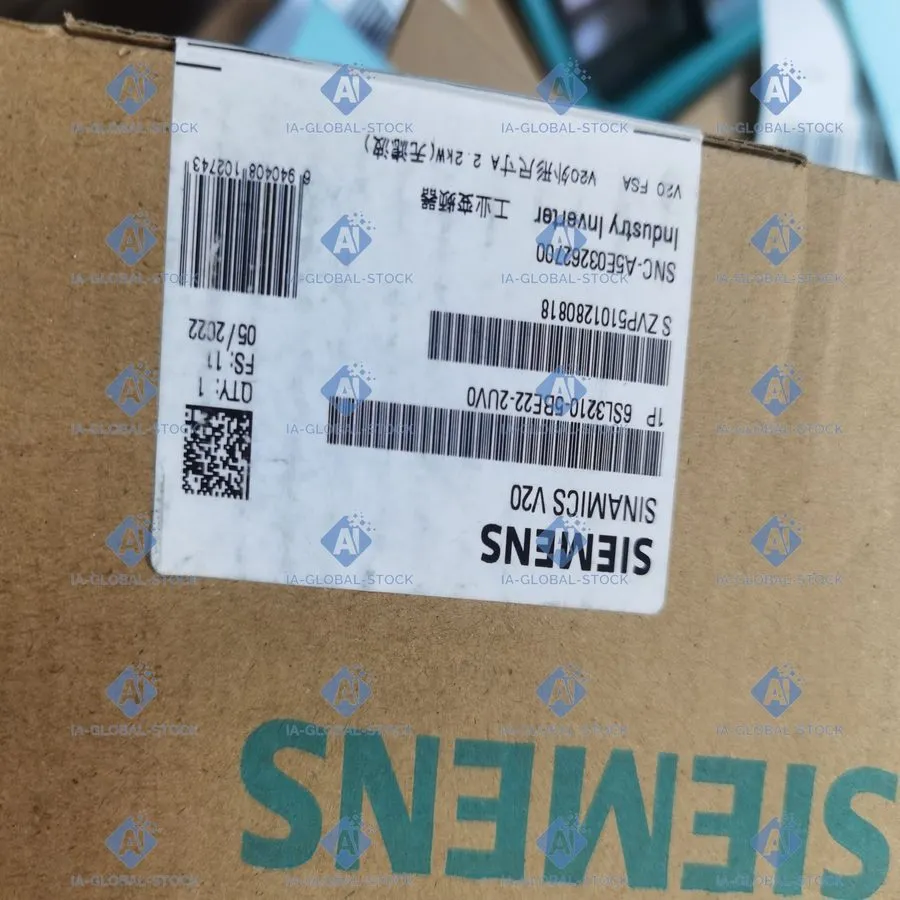 Частотный преобразователь 6SL3210-5BE22-2UV0 SIEMENS SINAMICS Rated Power