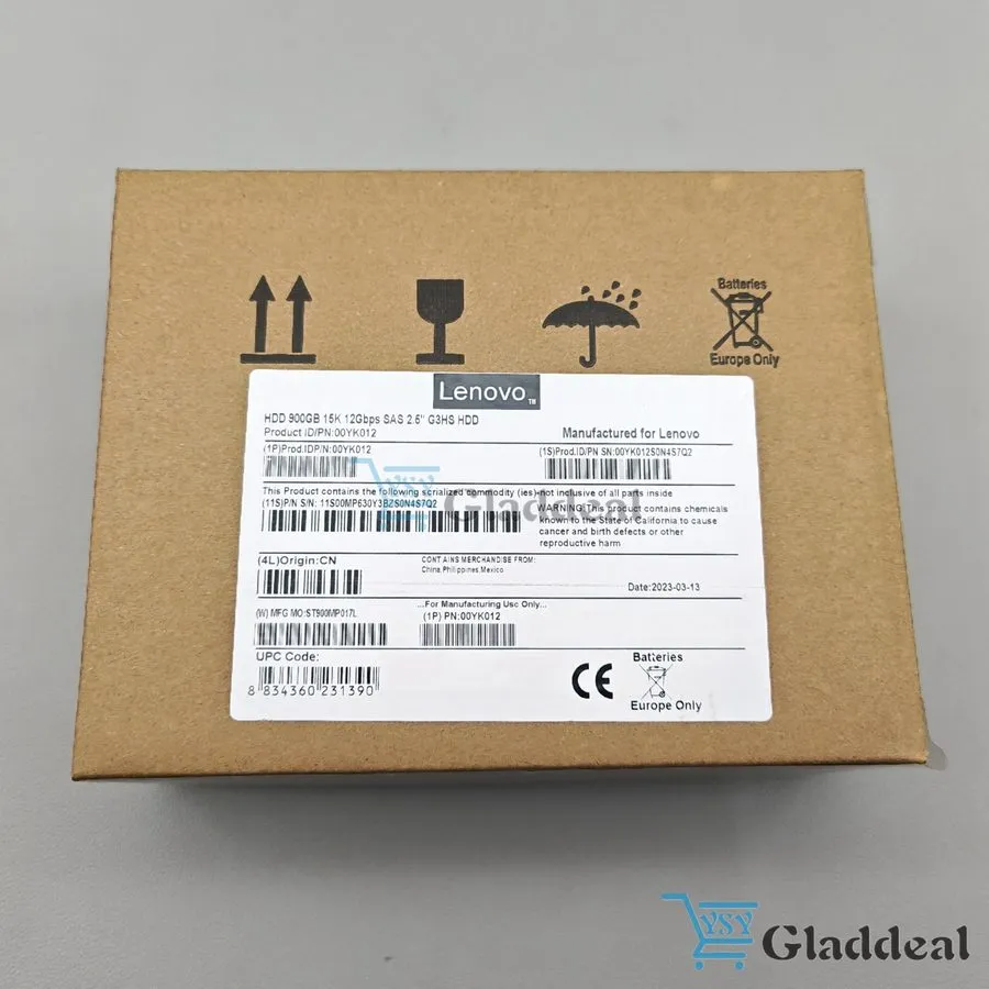 Жёсткий диск Lenovo 00YK012 7XB7A00023 2.5 " 900GB 15K SAS 12G HDD HARD DRIVE