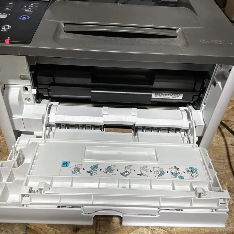 Лазерный принтер Ricoh SP 3710DN Laser Printer, Toner, Only 1,382 Pages, NFC, Wi