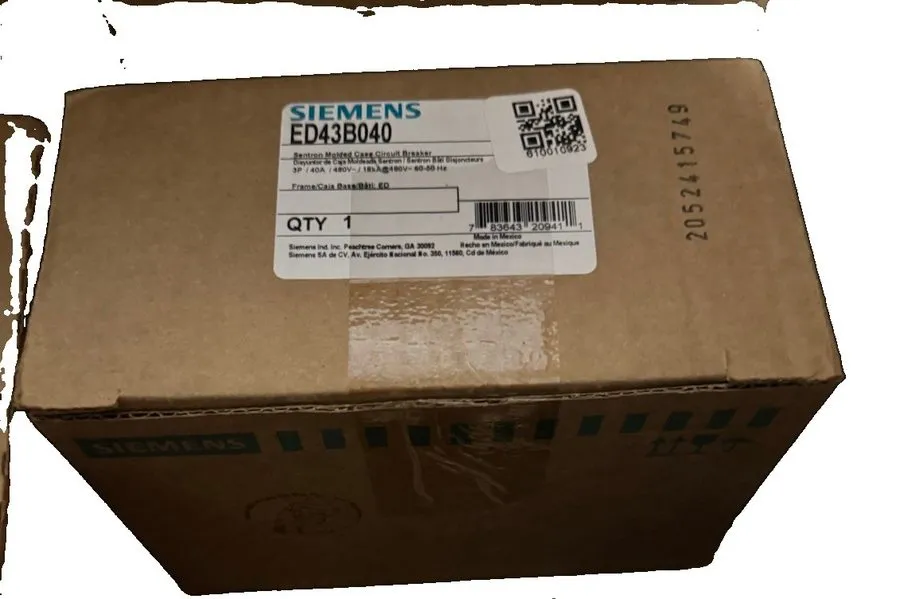 Автоматический выключатель Siemens Sentron ED43B040 Molded Case Circuit Breaker 
