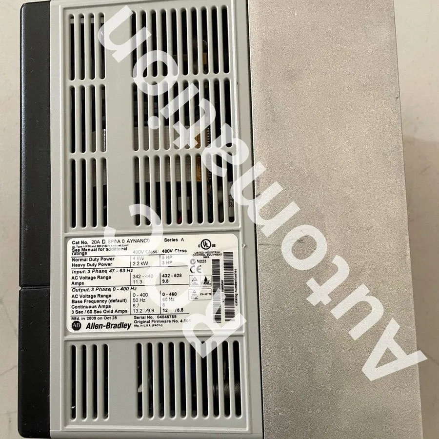 Частотный преобразователь Allen-Bradley 20AD8P0A0AYNANC0 Powerflex 70 4kW 5Hp AC — фото лота 2