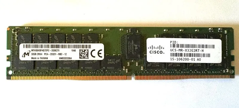 Модуль памяти Cisco UCS-MR-X32G2RT-H 32GB DDR4-2933 ECC RDIMM Server RAM — фото лота 1