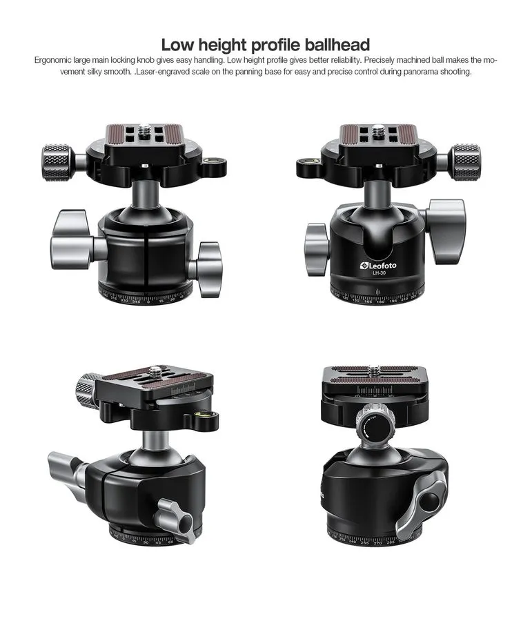 Оборудование видеонаблюдения Leofoto LS-223CEX X Verison Table/Ground Mini Tripo — фото лота 2