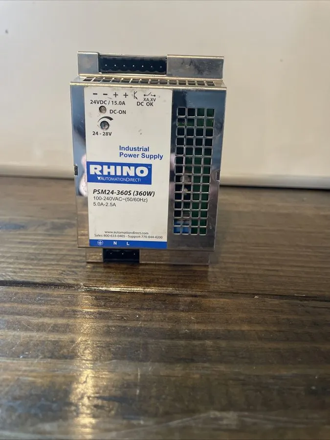 Блок питания RHINO PSM24-360S INDUSTRIAL DIN-RAIL SWITCHING POWER SUPPLY UNIT 36