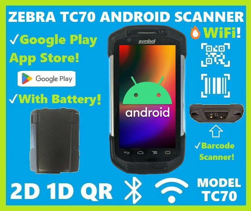 Терминал сбора данных Zebra TC22 Wireless Inventory Handheld, Android 14, 2D/1D/