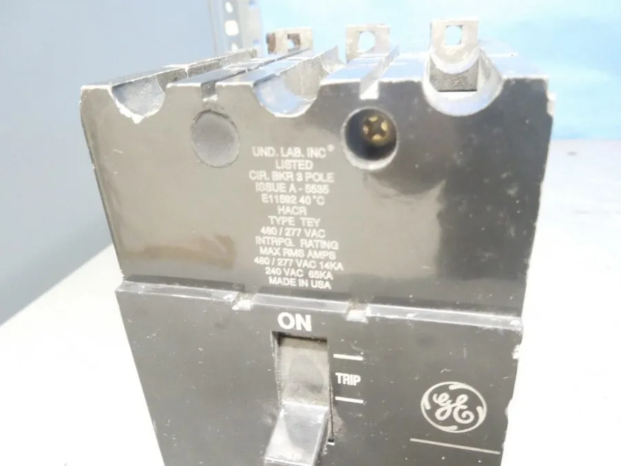 Автоматический выключатель GE TEY320 20A 3-Pole 277/480V AC Bolt-On Molded Case