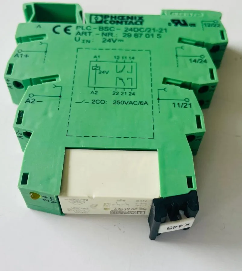 Колодка реле X Phoenix contact plc-bsc-24dc/21-21 Relay Socket 2961192 250VAC/6A