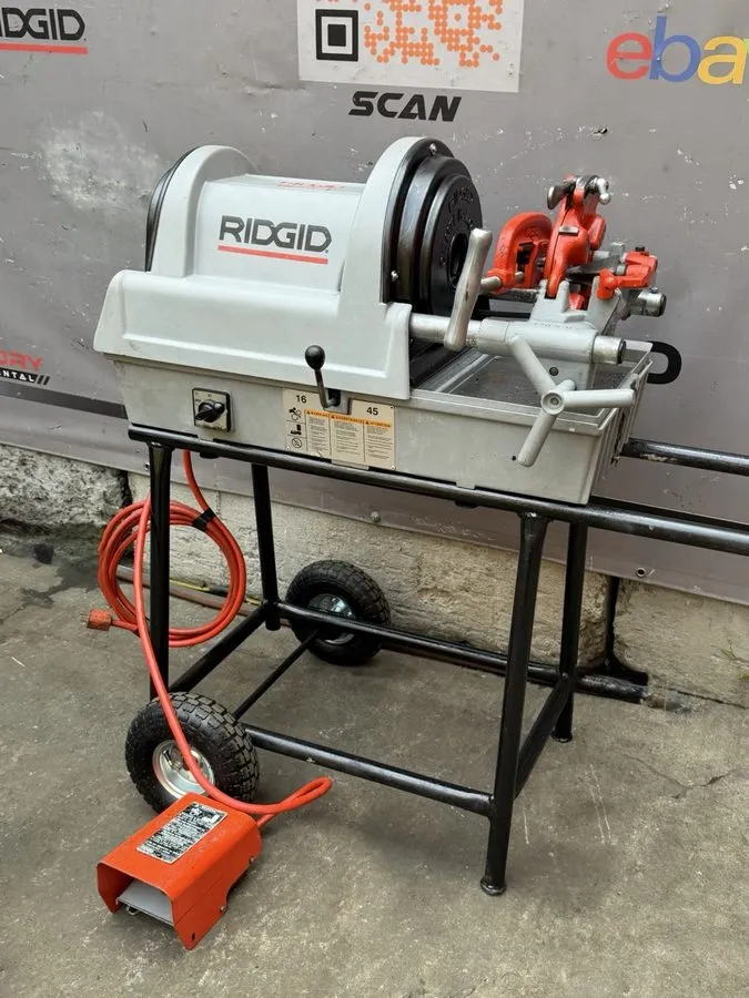 Режущий инструмент Ridgid 1822-I Pipe Threader w/Stand 815A Die Head, HSS Dies+B