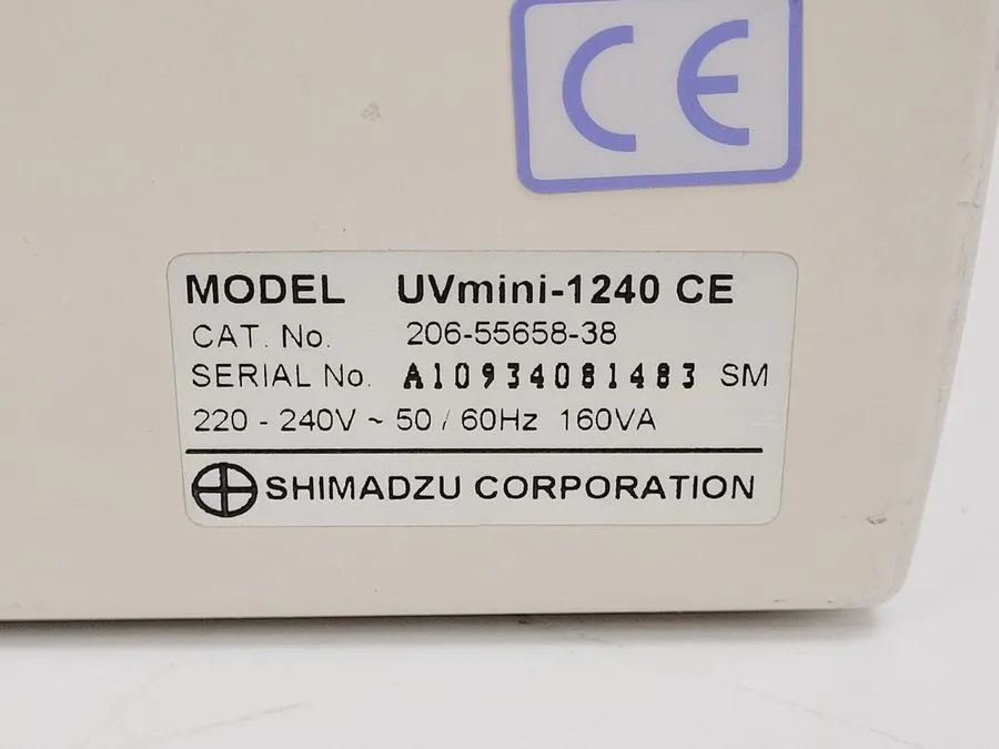 Спектрофотометр Shimadzu UV mini 1240 UV-VIS Spectrophotometer W/ Epson LX-300+I — фото лота 1