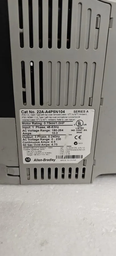 Частотный преобразователь 22A-A4P5N104