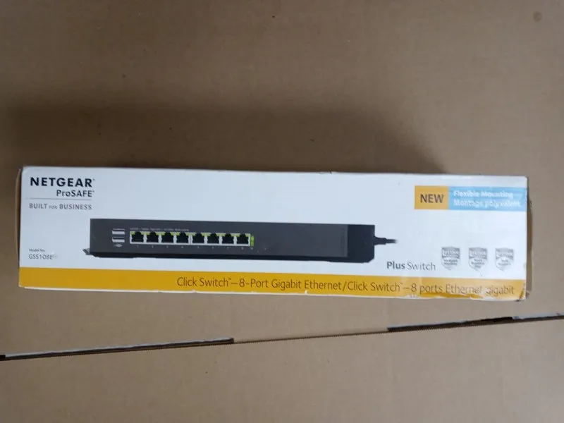 Коммутатор Netgear ProSafe GSS108E 8-Port Gigabit Managed Network Switch