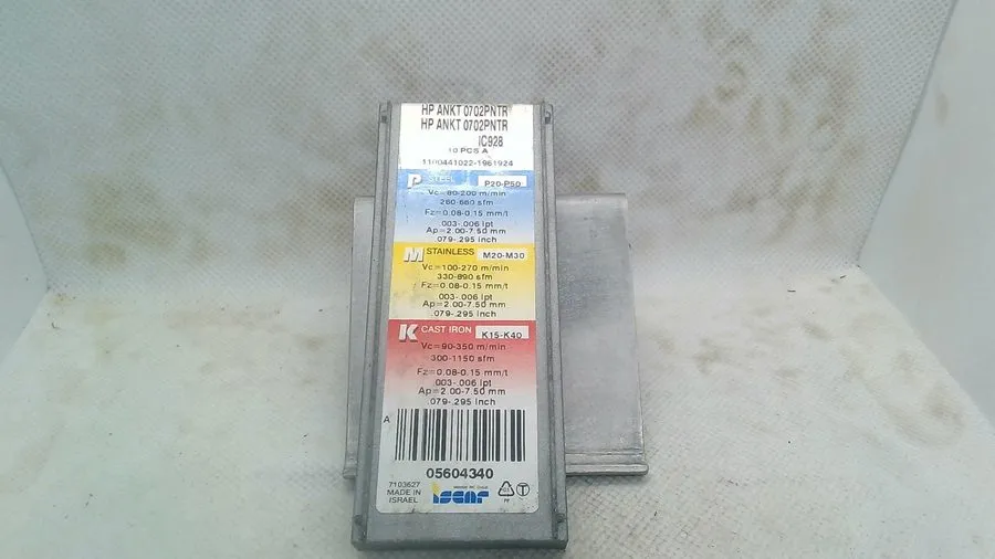 Режущий инструмент Iscar 5604340 HP ANKT 0702PNTR IC928 Heliplus Carbide Milling
