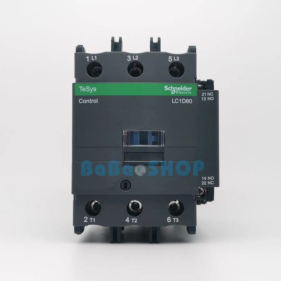 Контактор Schneider LC1D80F7 contactor 3P(3 NO) AC-3- =440V 80A 110V AC 50/60Hz  — фото лота 1