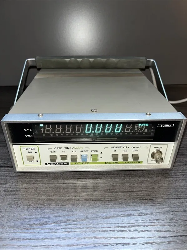 Тестер Leader LDC-822, digital frequency counter, 10Hz/80 MHz — фото лота 1