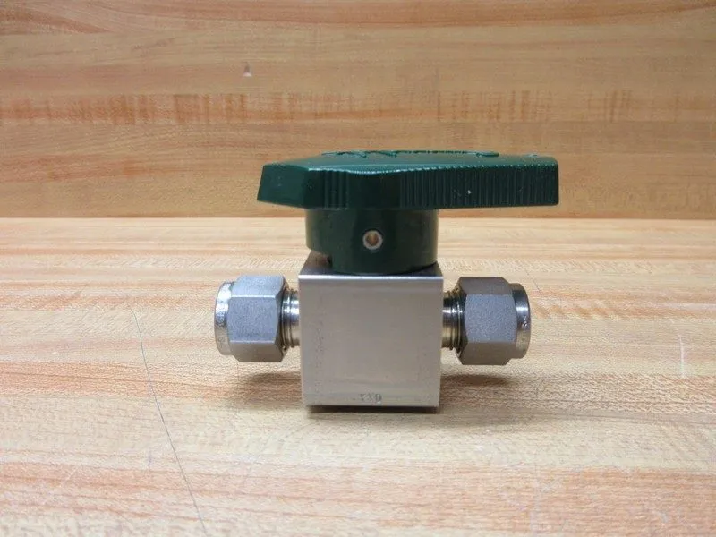 Клапан Box Of 2 Swagelok SS-6P6T Manual Stainless Plug Valve 3/8in