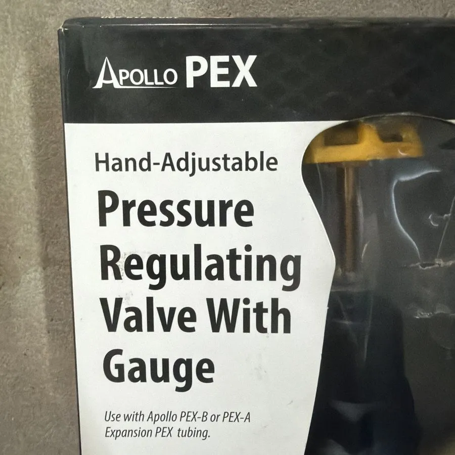 Клапан Apollo PEX APXPRV34WG 3/4” Water Pressure Regulator Reducing VALVE w/Gaug