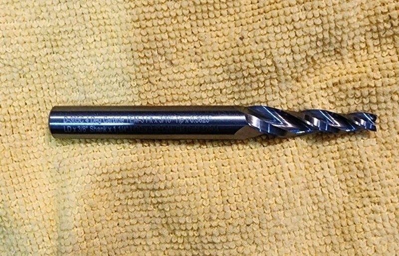 Режущий инструмент Conical Tool Company d-305C 4° Carbide Tapered End Mill 3 Flu — фото лота 1