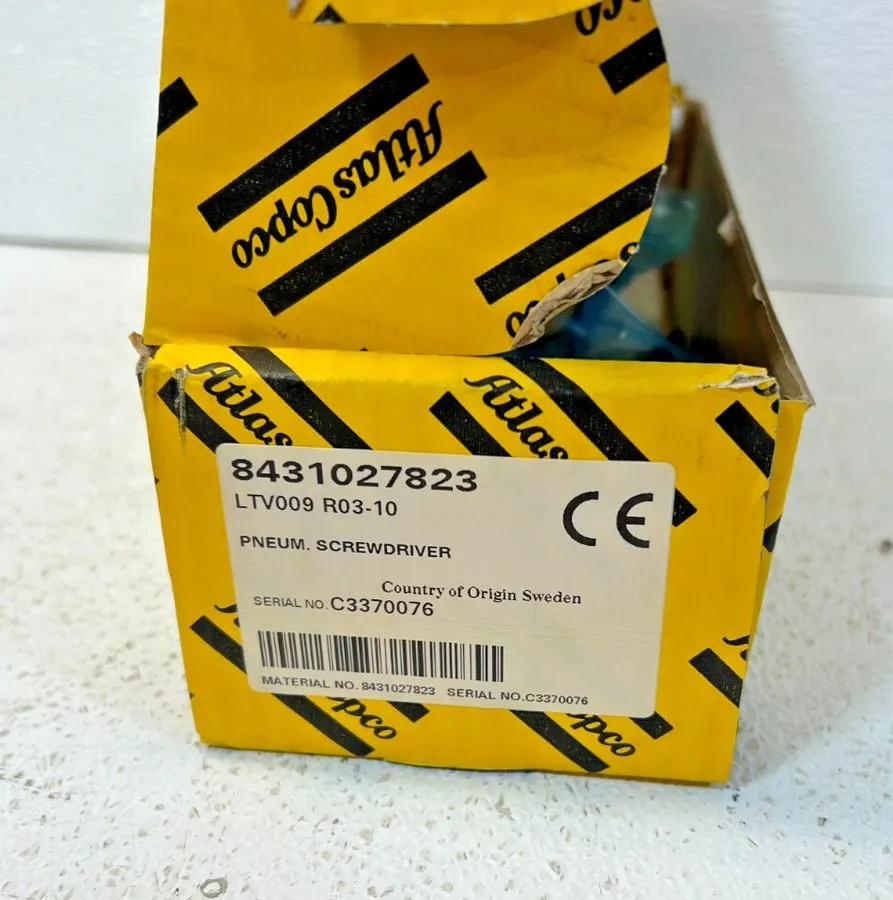 Пневмооборудование ATLAS COPCO PNEUMATIC SCREWDRIVER LTV009 R03-10