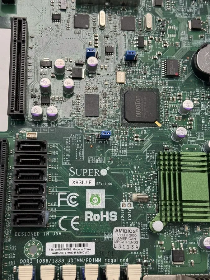 Материнская плата SuperMicro X8SIU-F LGA1156 Server Motherboard w/Memory Ram, He