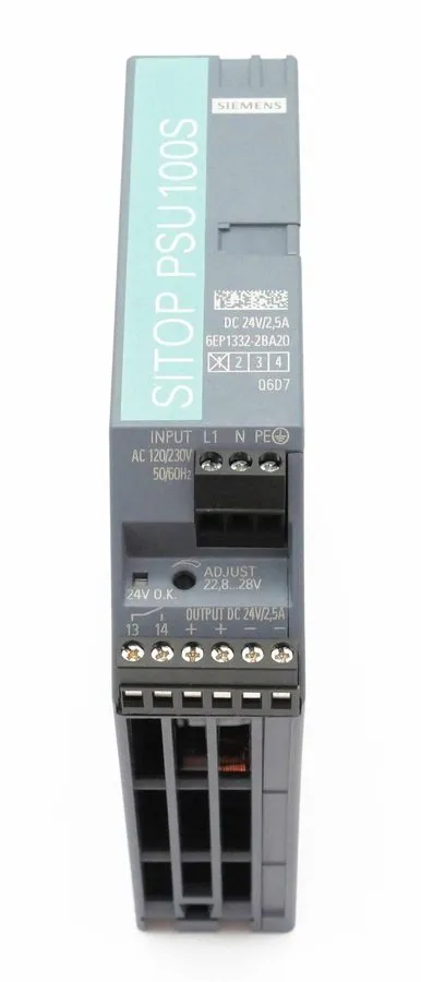 Блок питания SIEMENS 6EP1332-2BA20 SITOP PSU100S POWER SUPPLY 24VDC