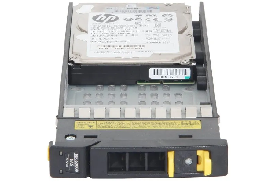 Жёсткий диск 727398-001 C8R72A HPE 600GB 727290-005 10K 2.5"SAS 3PAR Storage M67