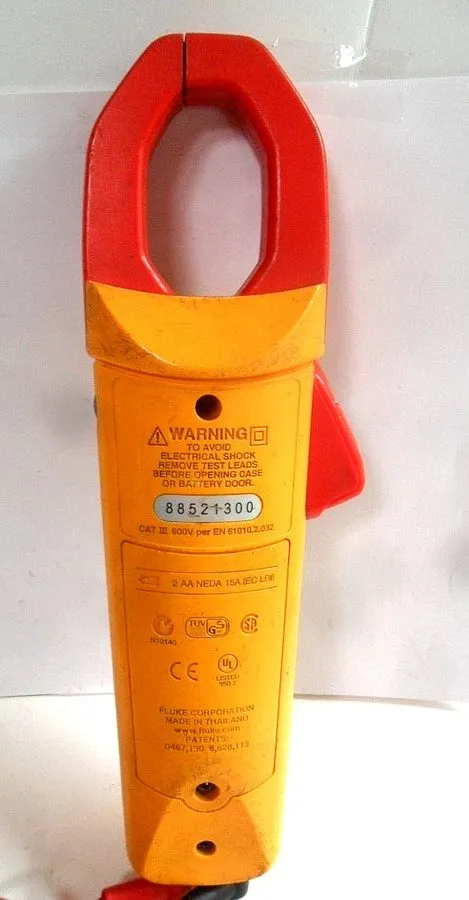 Тестер Fluke 333 TRMS Digital Handheld Clamp Meter With Case — фото лота 3
