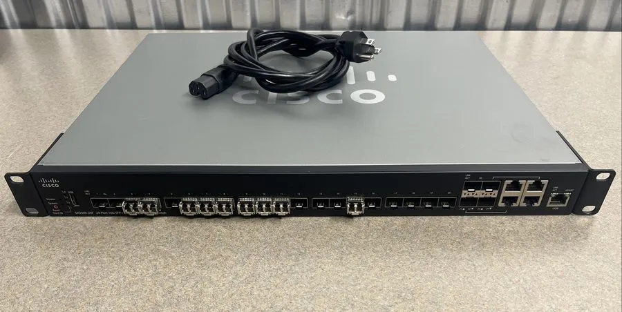 Коммутатор CISCO SX350X-24F 24-Port 10G SFP Stackable Managed Switch