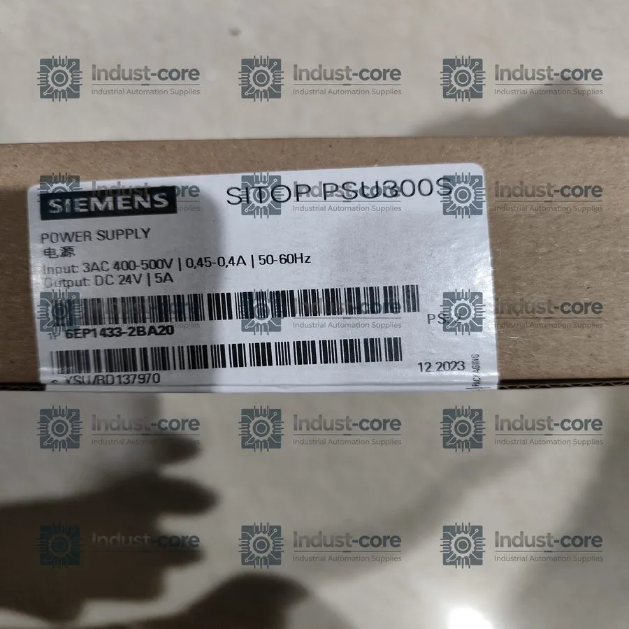 Блок питания Siemens SITOP PSU300S 24 V/5 A power supply 6EP1433-2BA20