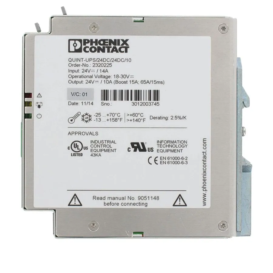 Блок питания Phoenix Contact 2320225 QUINT-UPS/24DC/24DC/10 Power Supply