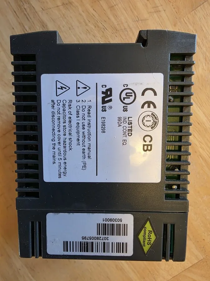 Блок питания RHINO PSP24-120S 24V DC 5A 120W DIN Rail Power Supply 120/240VAC — фото лота 1