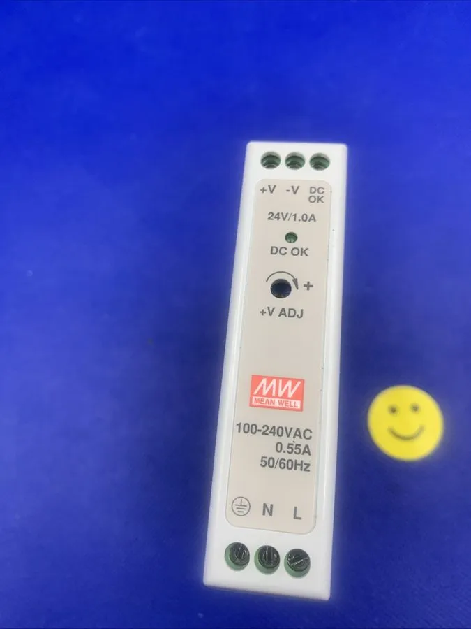 Блок питания Mean Well MDR-20-24 DIN Rail Power Supply 100-240V AC to 24V DC 1A 