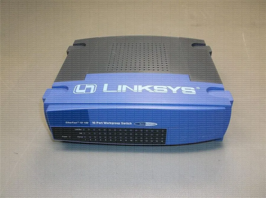 Коммутатор Linksys by Cisco 16-Port Workgroup 10/100 Switch Black EZXS16W