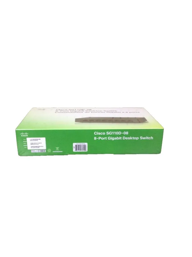 Коммутатор Cisco 8-Port Gigbit Desktop Switch With Power Cord SG110d-08