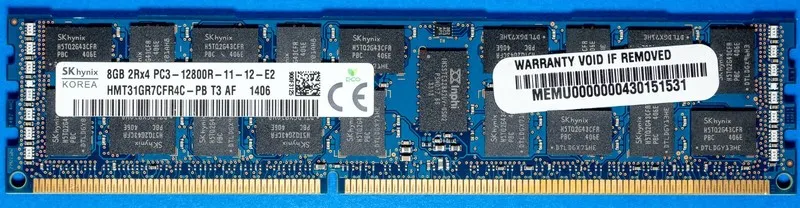Модуль памяти Samsung 8GB ram DDR3 10600R ECC M393B1K70DH0 Registered Server RAM
