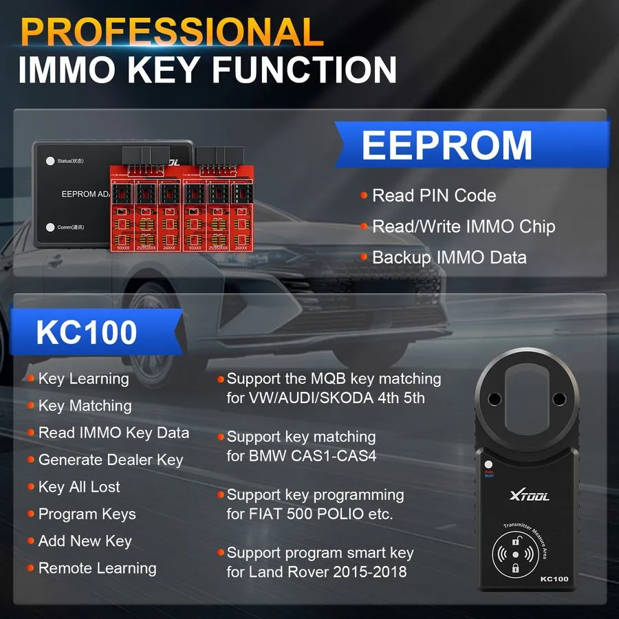 Диагностический сканер XTOOL X100 PAD3 V2.0 OBD2 Scanner Bidirectional Diagnosti — фото лота 2
