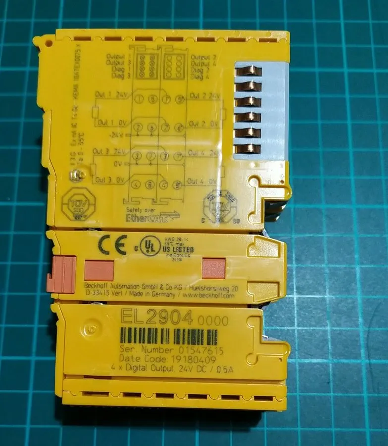 Модуль ввода-вывода El2904 Beckhoff EtherCAT 4ch Digital Output 24V Dc 0.5A