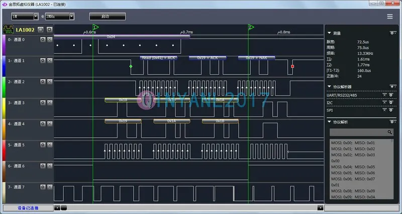 Логический анализатор Logic Analyzer LA5016 PC 500MHz Max Sample Rate PWM 16Chan