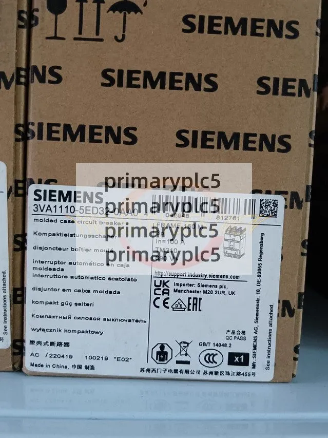 Автоматический выключатель Siemens circuit breaker 3VA1110-5ED32-0AA0
