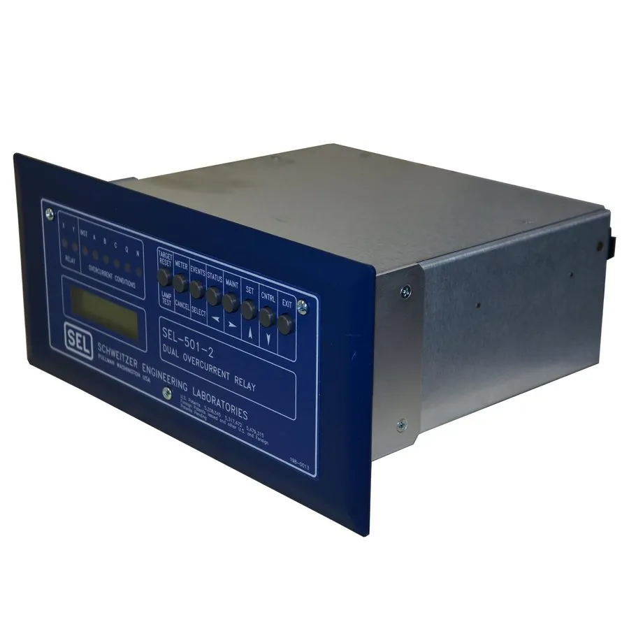 Реле защиты SEL SEL-501-2 Dual Over Current Relay 0501203X5613XB 48/125VDC 125VA