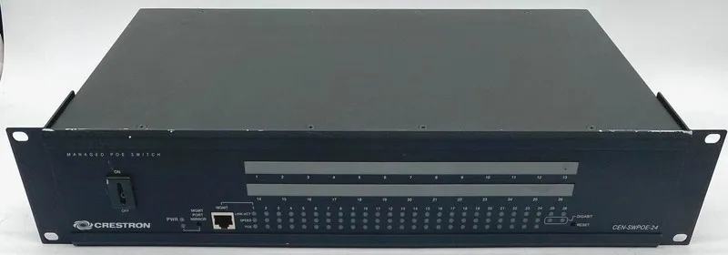 AV-оборудование Crestron CEN-SWPOE-24 24-Port Managed PoE Switch