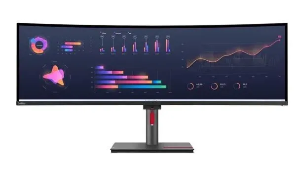 Монитор LENOVO ThinkVision P49W-30 49' Dual QHD Curve Monitor IPS 5K 5120x2160 2 — фото лота 1
