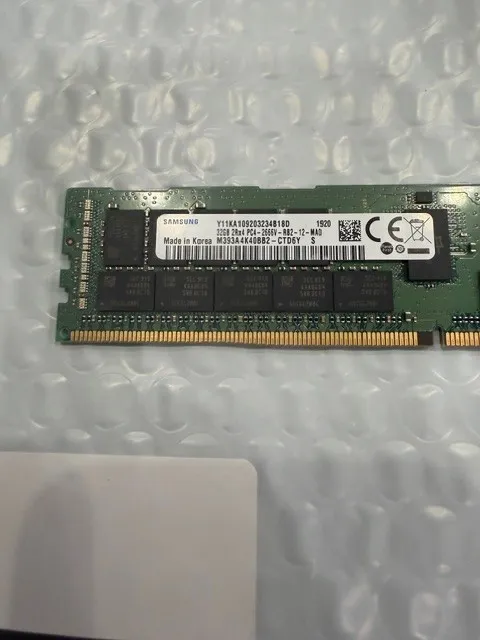 Модуль памяти 32GB SAMSUNG PC4 ECC 2Rx4 2666V RB2-12-DB1 M393A4K40BB2