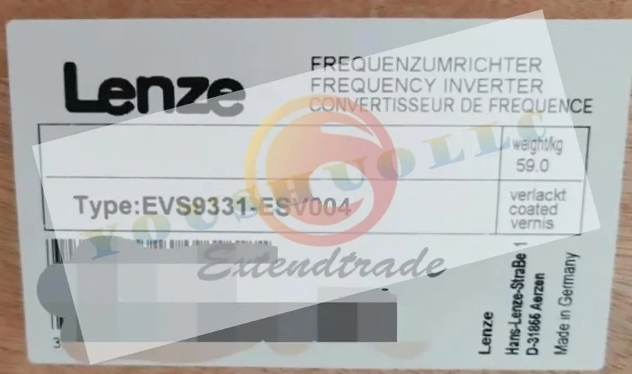 Сервопривод LENZE Servo Drive Inverter EVS9331-ESV004