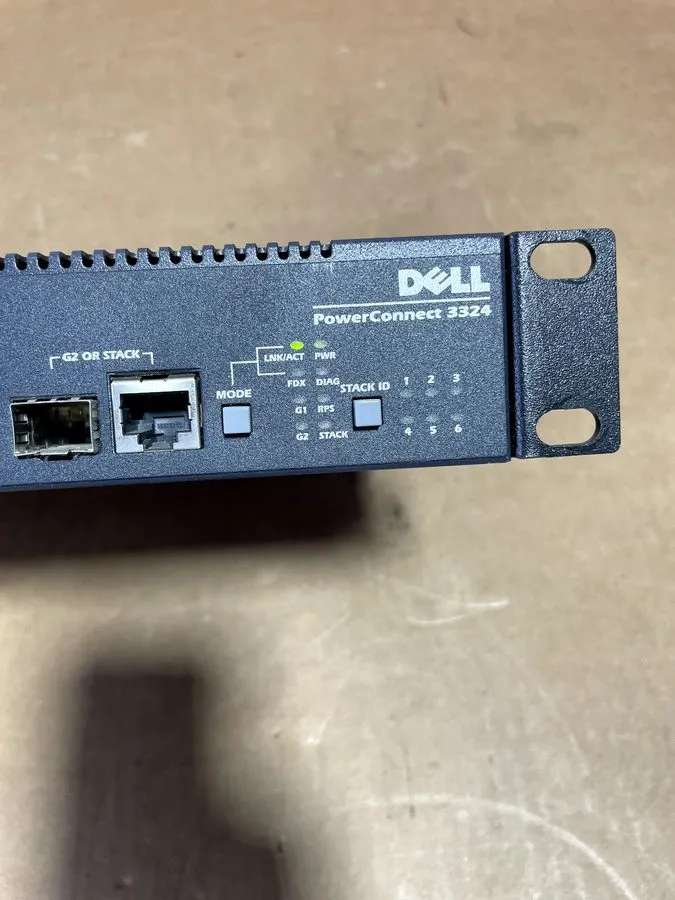 Коммутатор Dell PowerConnect 3324 24-port Managed Ethernet Switch Power Cord