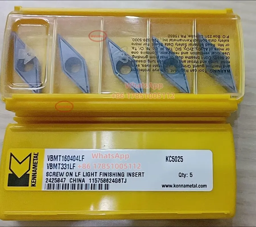 Режущий инструмент KENNAMETAL VBMT331LF KC5025 Carbide Indexable Turning Insert 