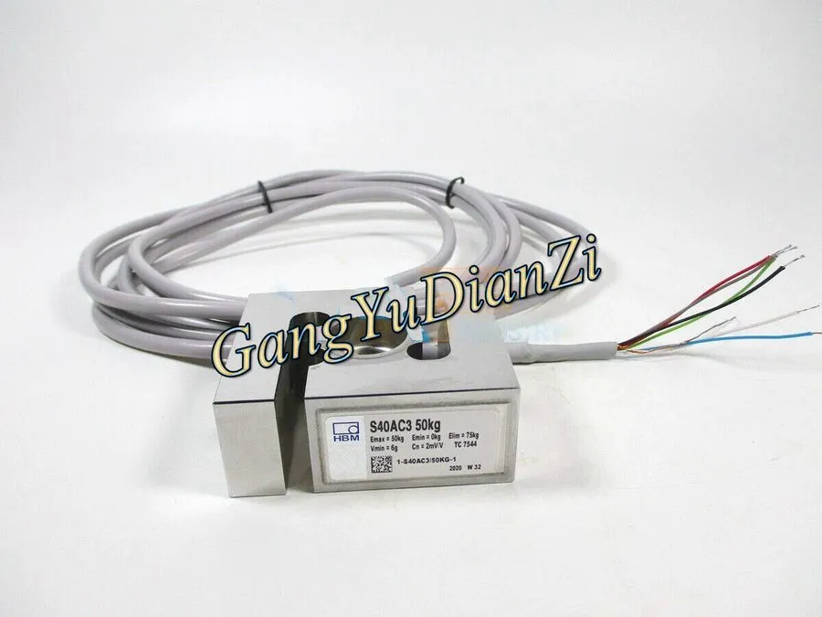 Тензодатчик HBM Load Cell 1-S40AC3/50KG-1 Weighing sensor S40AC3 50kg