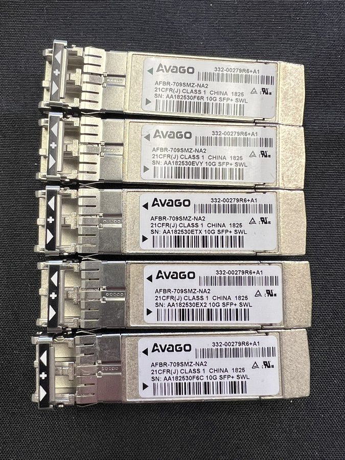 Трансивер Avago AFBR-709SMZ-NA1 10G SFP+ SWL 850nm 300M 332-00279R6 Transceiver