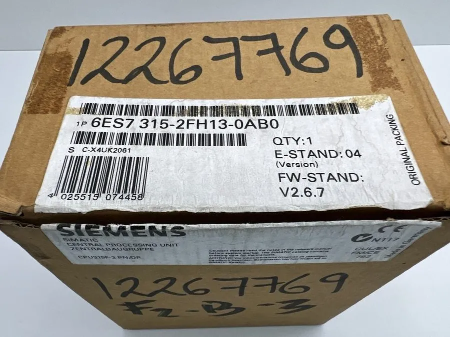 ПЛК Siemens 6ES7315-2FH13-0AB0 SIMATIC CPU315F-2 PN/DP