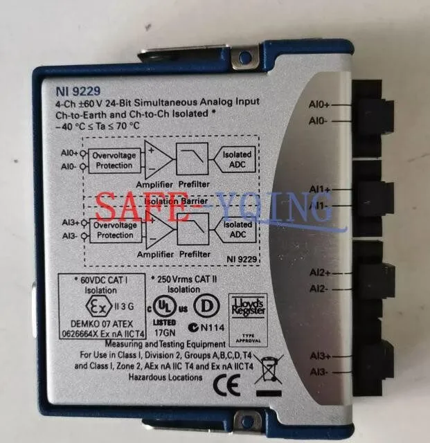 Модуль ввода-вывода National Instruments NI 9229 Analog Input Module NI-9229 779